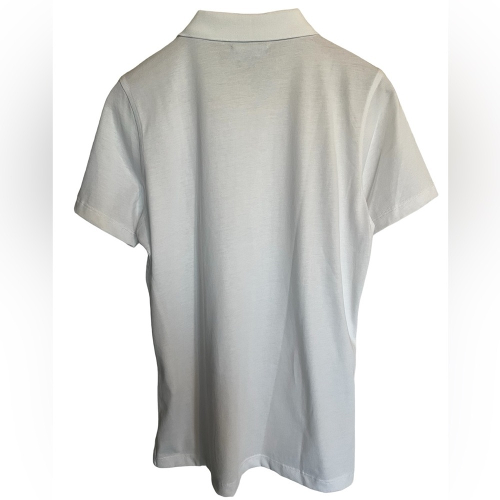 Magnolia Lane Collections Women’s White Masters Polo Size M - Picture 2 of 5